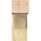 Ekena Millwork Traditional Block Rough Sawn Bracket w/ Offset Brace, Douglas Fir, 8"W x 20"D x 20"H BKT0806X20X20TRA05RDF - alternate 4